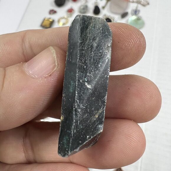 Focal Points Mix Lot Stone Unique Pendants And Jewelry Making Findings Vintage + - Picture 10 of 16